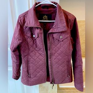 STS Ranchwear Burgundy Jacket Size Small